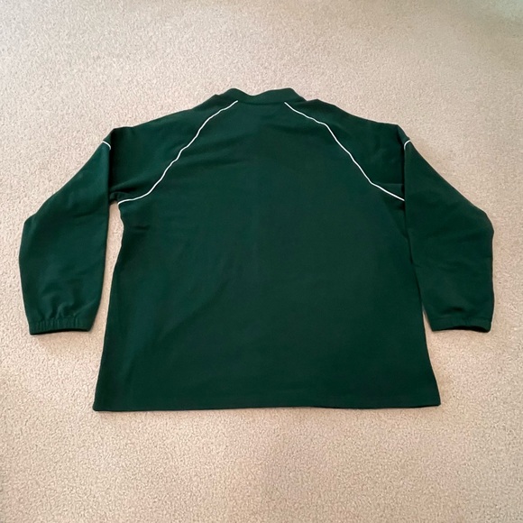 Under Armour Athletic Jacket - Full Zip - Dark Green w/ White Piping - Size: XXL - Picture 7 of 8